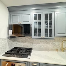 Galley Kitchen Transformation Using Barn Doors in Astoria, Queens 12